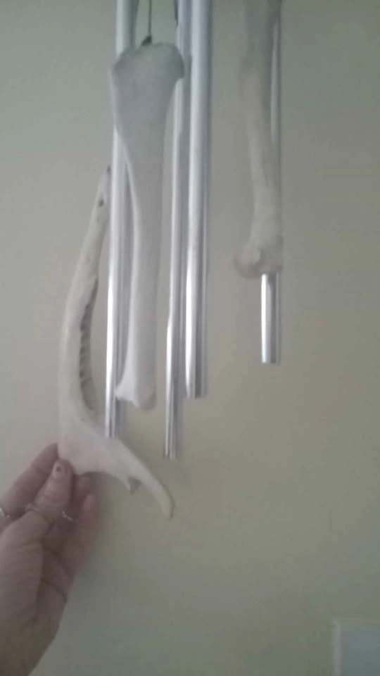 Gothic Angel Bone Wind Chime - photo 2