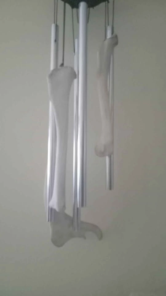Gothic Angel Bone Wind Chime - photo 3