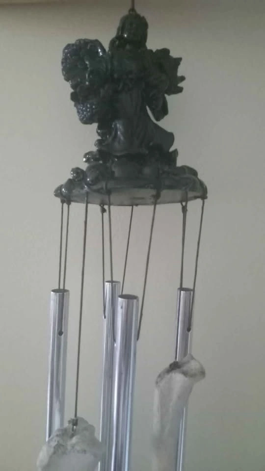 Gothic Angel Bone Wind Chime - photo 4