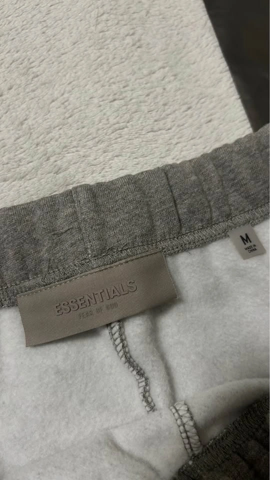 Essentials Fear of God Dark oatmeal Shorts - photo 4