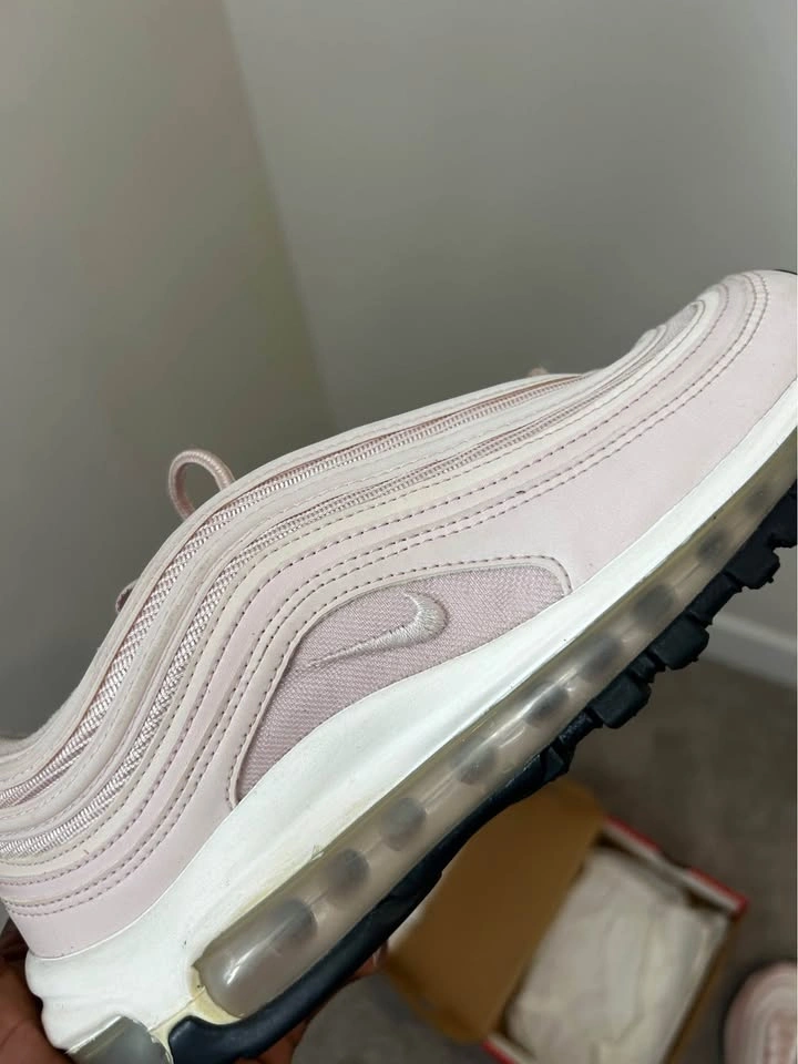 Nike Air Max 97 pink sneakers, Size 6 - photo 3