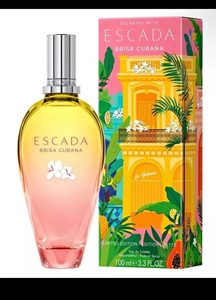 ESCADA BRISA CUBANA Eau De Toilette Spray 3.4 oz 100 ML Women Pe