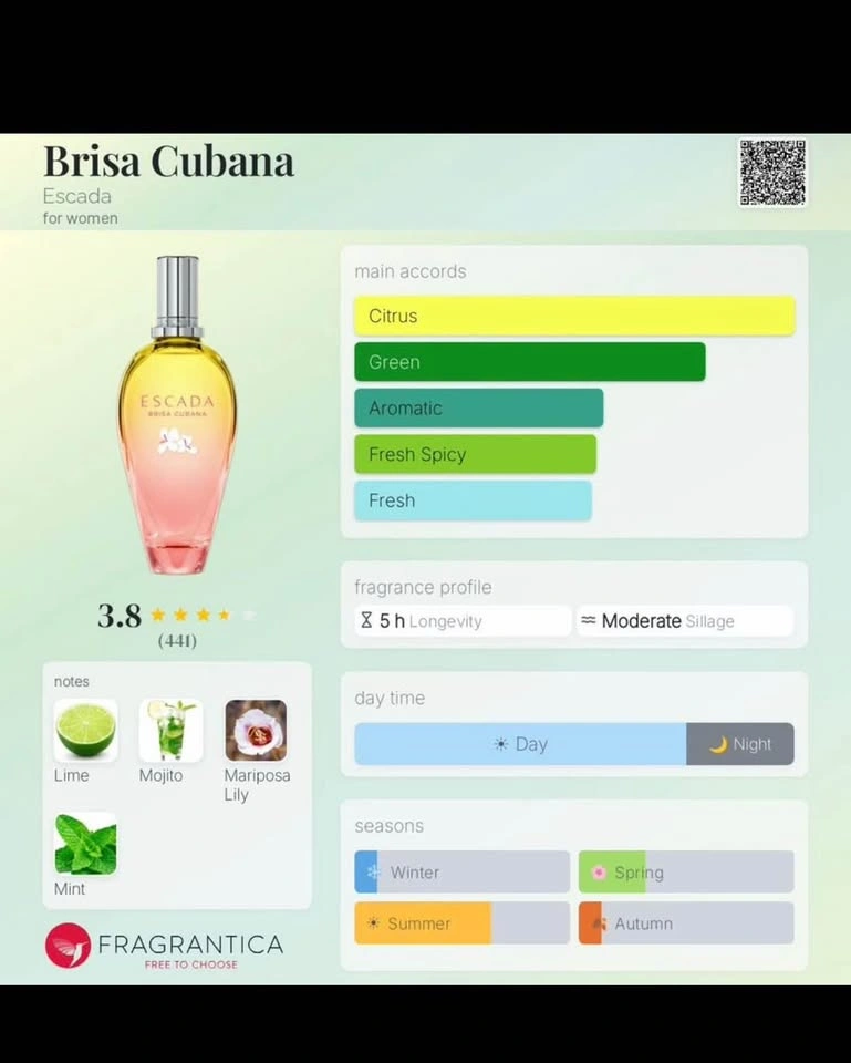 ESCADA BRISA CUBANA Eau De Toilette Spray 3.4 oz 100 ML Women Pe - photo 5
