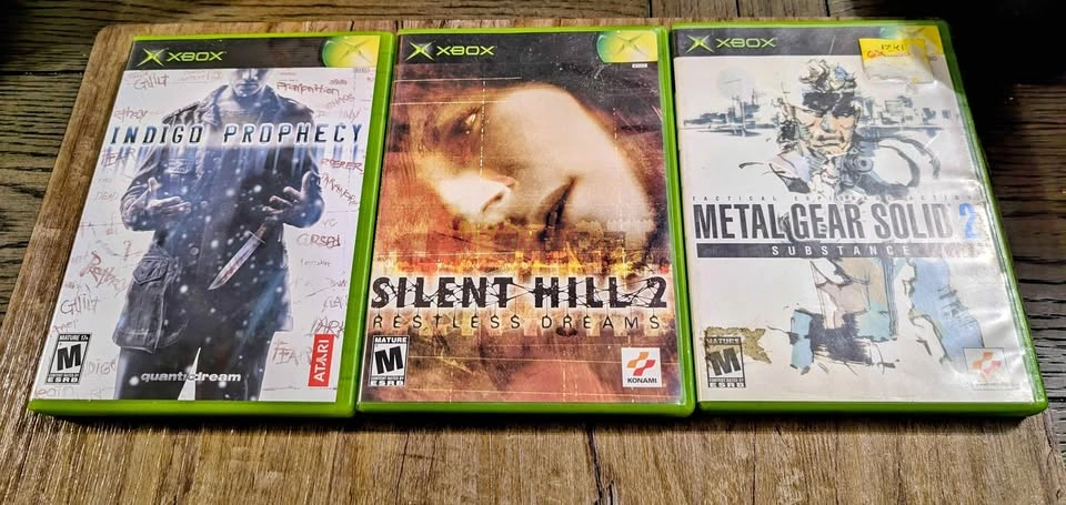 Xbox Original Games - Indigo Prophecy, MGS2, Silent Hill 2