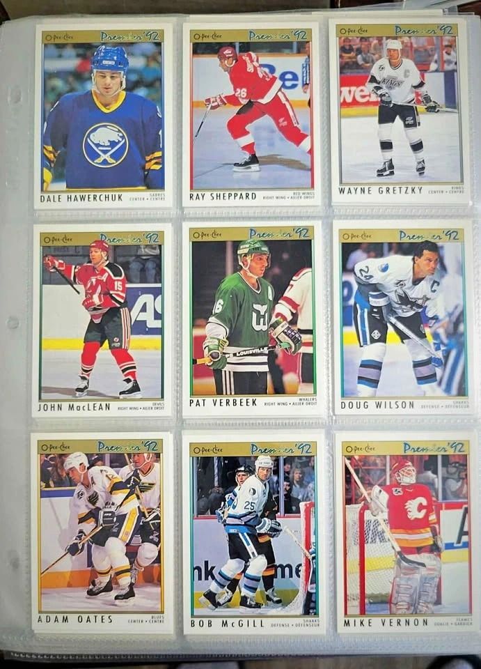 Assorted Hockey & Baseball Cards