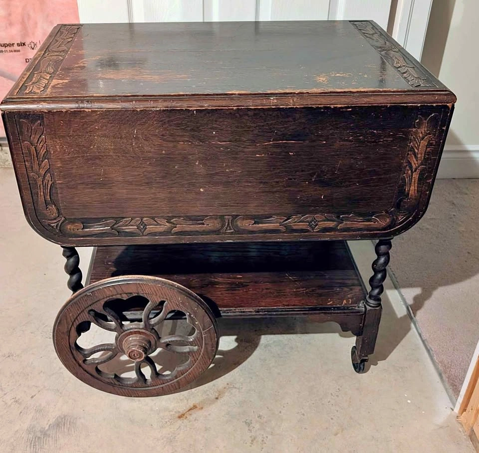 Vintage tea cart