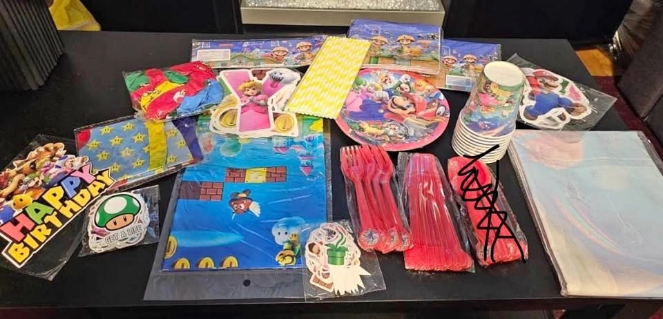 Super Mario Party Supplies Set