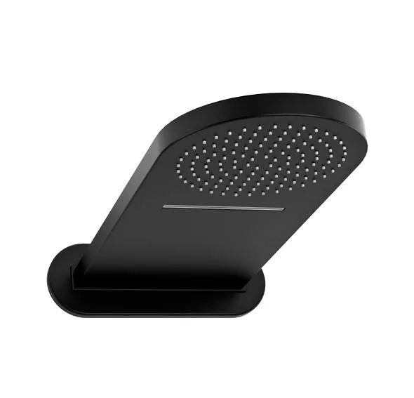 Riobel Rain And Cascade Shower Head - Black | Model: 406BK thumbnail