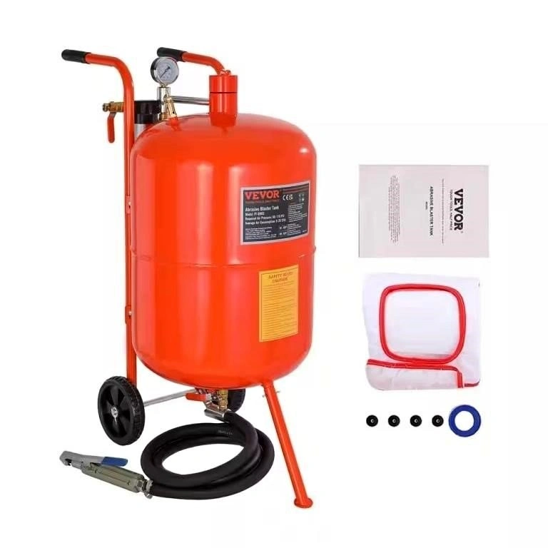 VEVOR 20 Gallon Sand Blaster - Portable Abrasive Tank - New