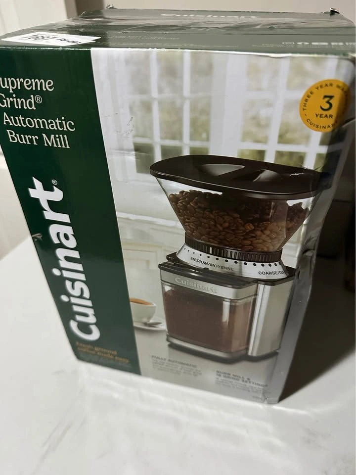 Cuisinart Burr Coffee Grinder DBM-8C - New in Box - photo 5