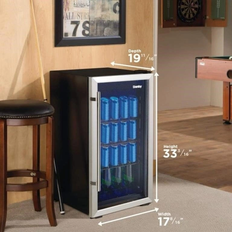 Danby Beverage Fridge 117 Can Mini Bar Fridge - New Tested - photo 3
