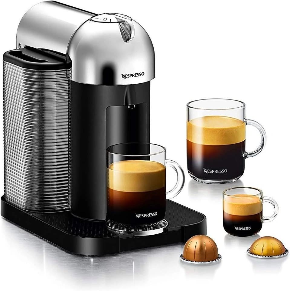 Nespresso Vertuo Coffee & Espresso Machine – Chrome