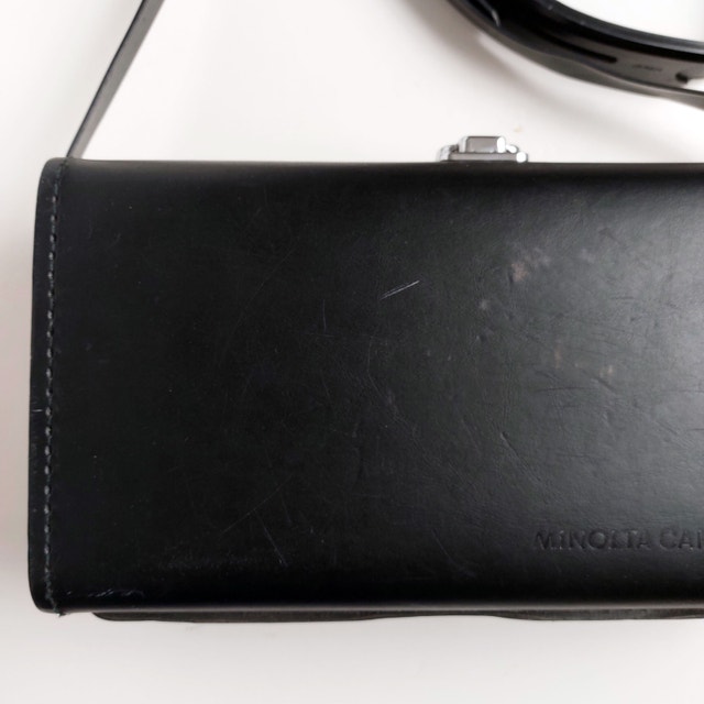 East-West Black Leather Bag (Japan) - Unique Camera Purse - photo 3