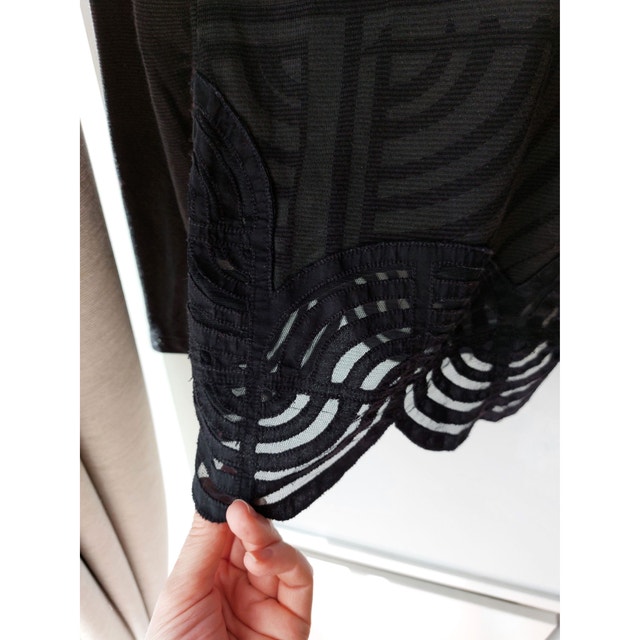 Desigual by Lacroix "Six" Long-Sleeve Top Black - photo 5