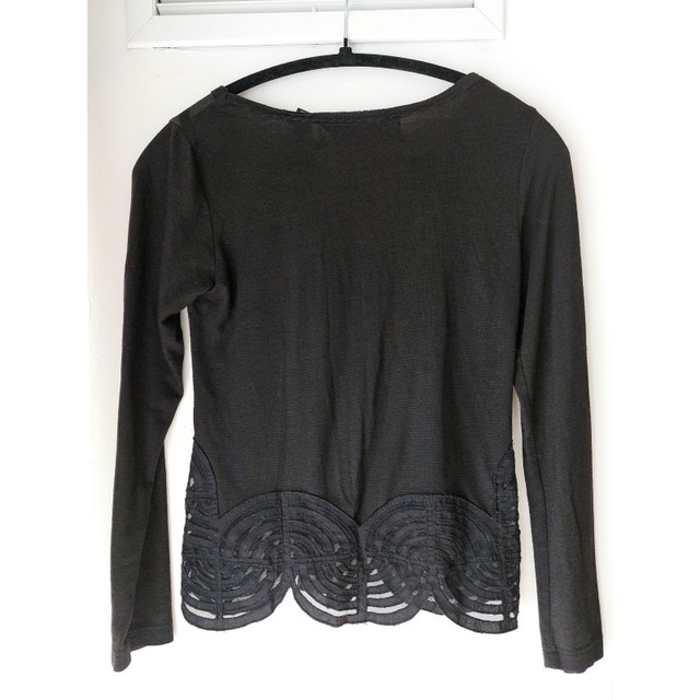 Desigual by Lacroix "Six" Long-Sleeve Top Black - photo 4
