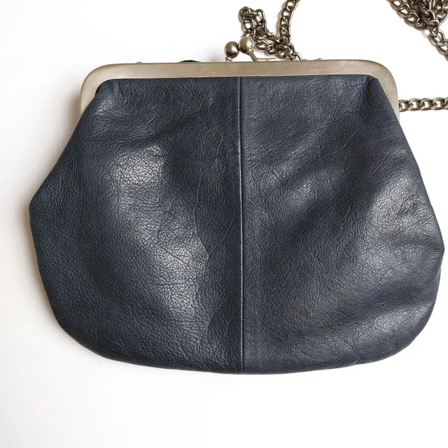 FredsBruder Woven Navy Leather Crossbody Bag - photo 3