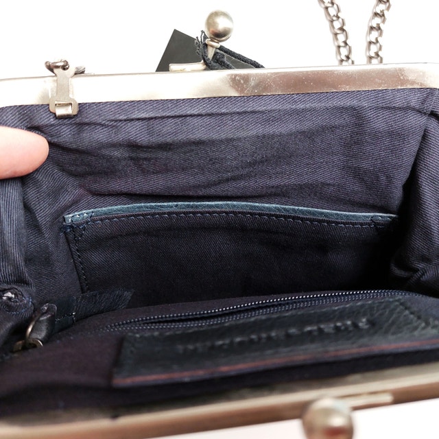 FredsBruder Woven Navy Leather Crossbody Bag - photo 5