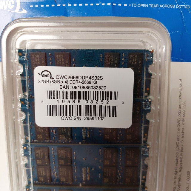 OWC 32GB PC21300 DDR4 2666MHz SO-DIMM Memory - photo 2