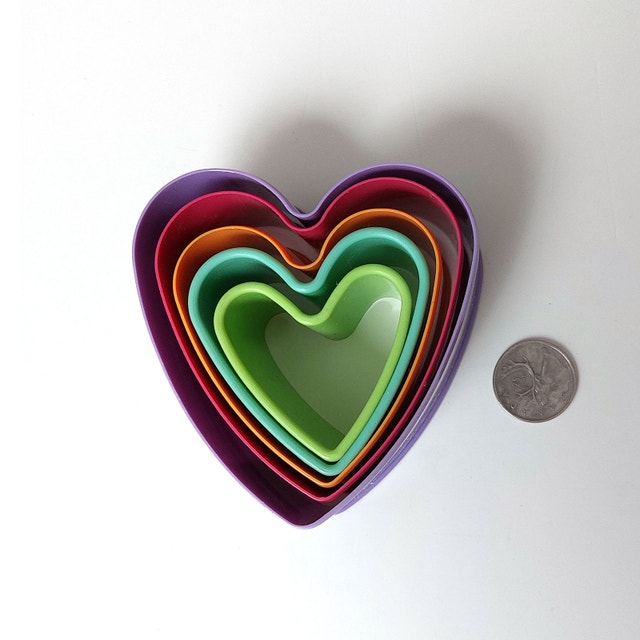 5-Piece Heart Shaped Cookie Cutter Set - photo 2