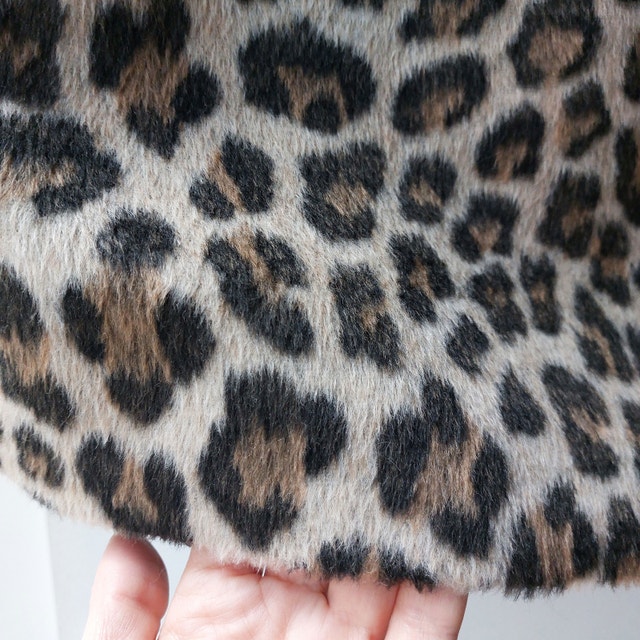 NWT Leopard Print Fuzzy Midi Skirt - Size 10 (Fits 8) - photo 3