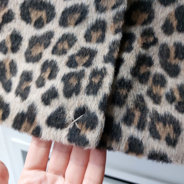 NWT Leopard Print Fuzzy Midi Skirt - Size 10 (Fits 8) - photo 5