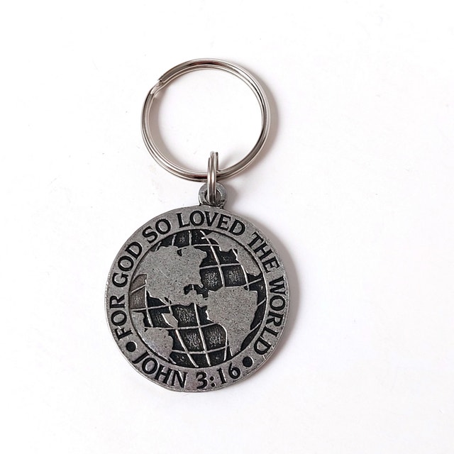 Bible Verse Keychain - Religious Christian Keepsake Object Purse - photo 2