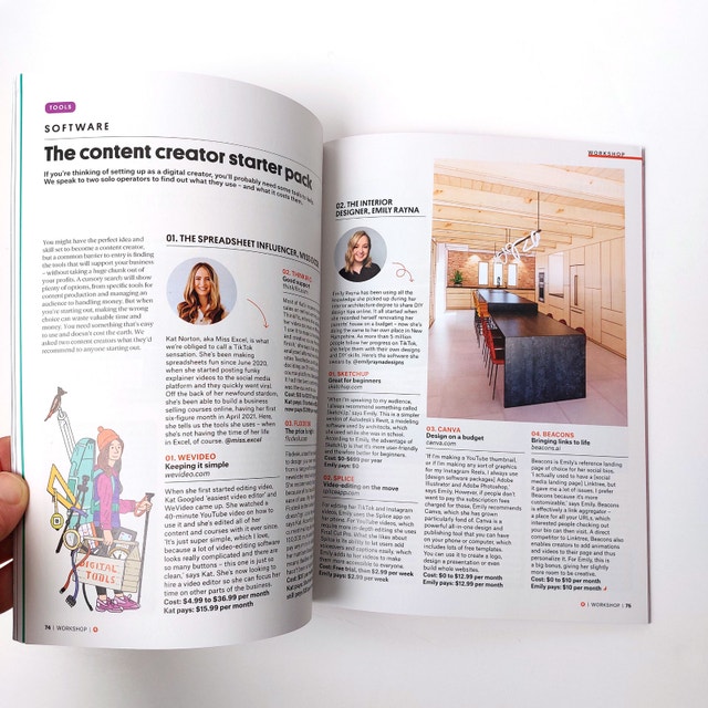 Courier Magazine Aug/Sept 2022 - Make Money From Your Creativity - photo 3