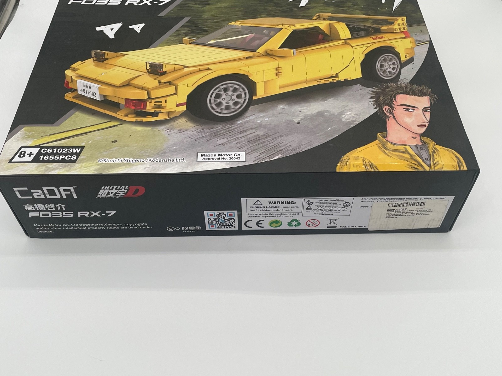 CaDA 1/12 Initial D Mazda RX-7 FD3S Brick Model Car (1655 pcs) - photo 2
