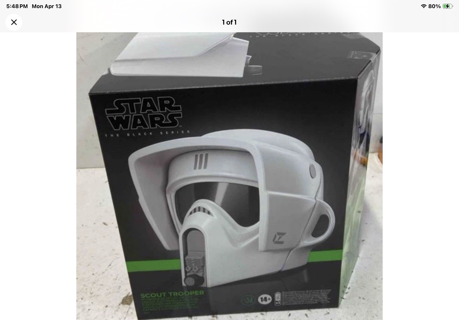STAR WARS The Black Series Scout Trooper Helmet