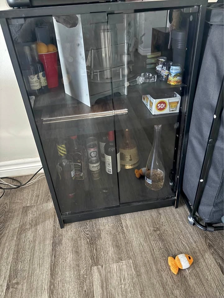 Black cabinet