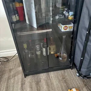 Black cabinet