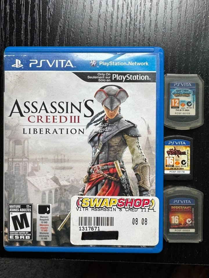 PS Vita Games - 4 Titles