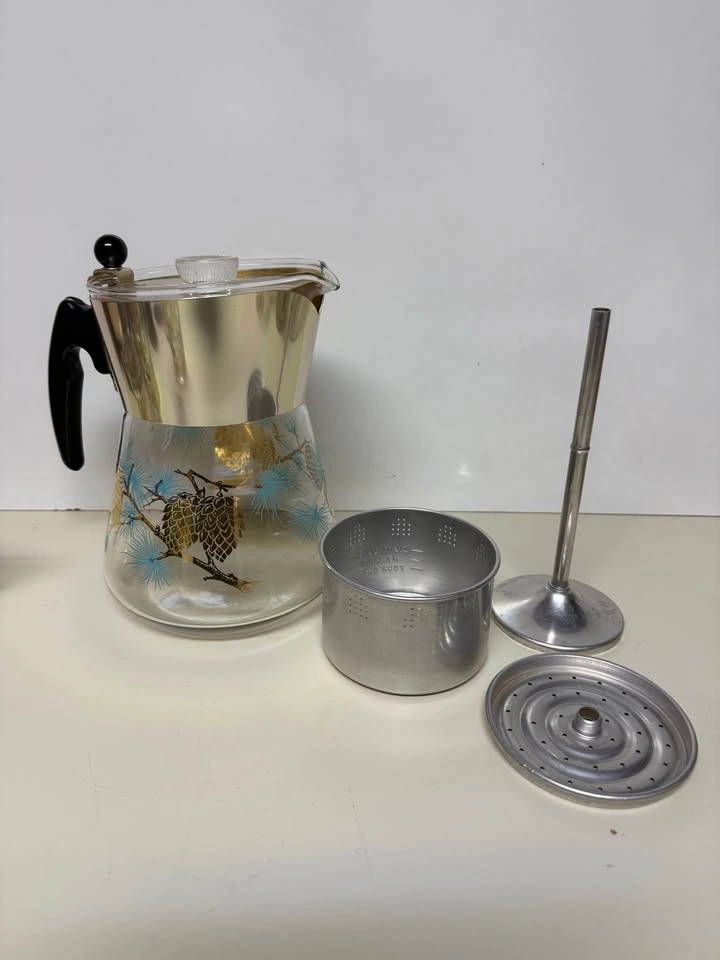 Vintage MCM Libbey David Douglas Percolator Set - photo 2