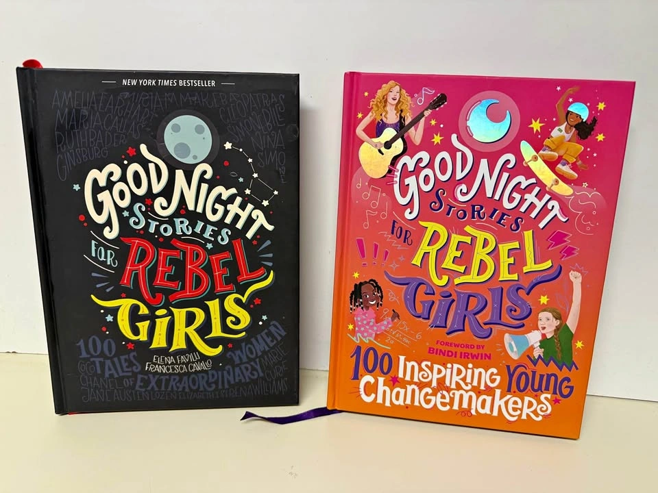 Goodnight Stories for Rebel Girls hardcover books