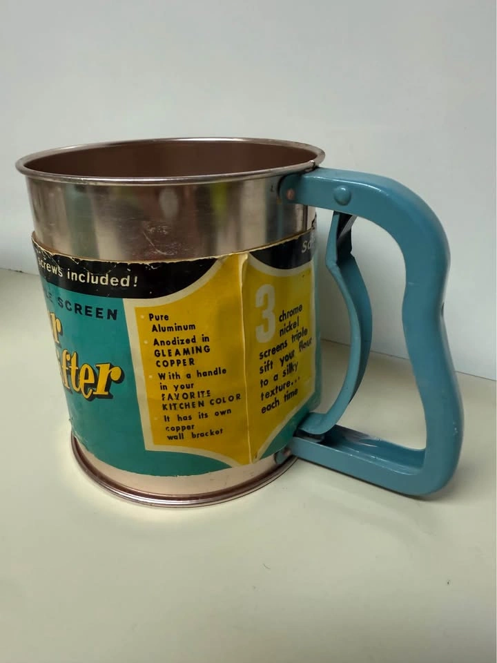 Vintage Turquoise/Blue Kitchen Items Lot - photo 4