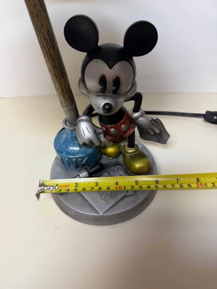 Early 2000s Disney Mickey Mouse "At the Ink Well" Lamp - photo 4