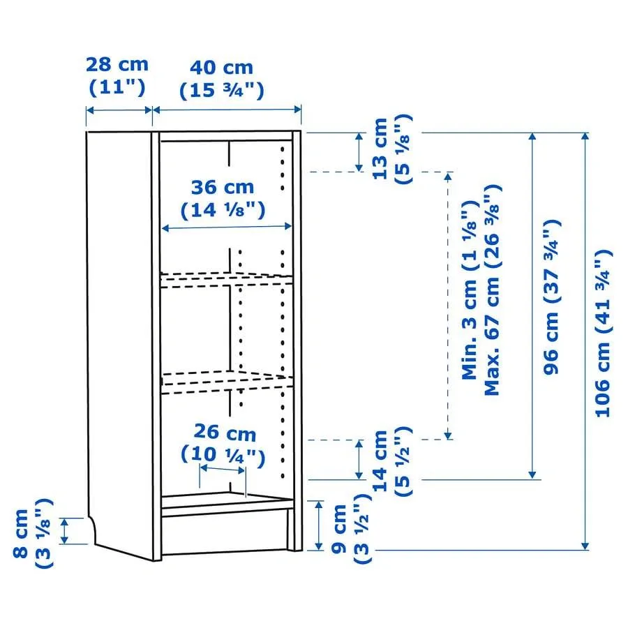 Billy Black Bookcase - photo 2