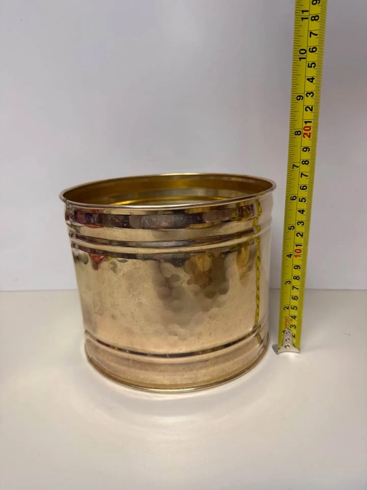Vintage Brass Plant Pots - photo 2