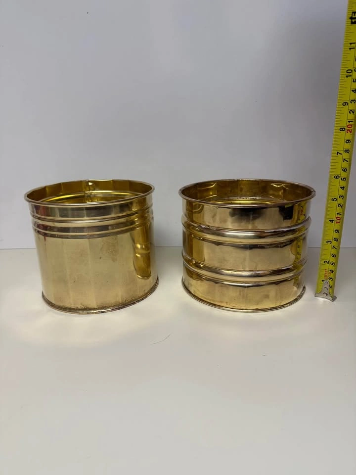 Vintage Brass Plant Pots - photo 4
