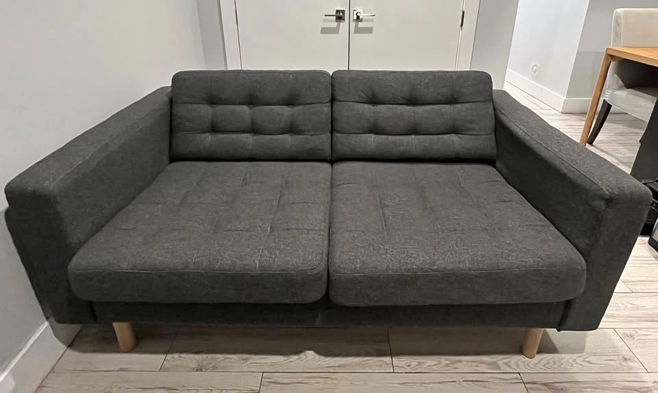 IKEA MORABO Loveseat – Dark Gray (Like New)
