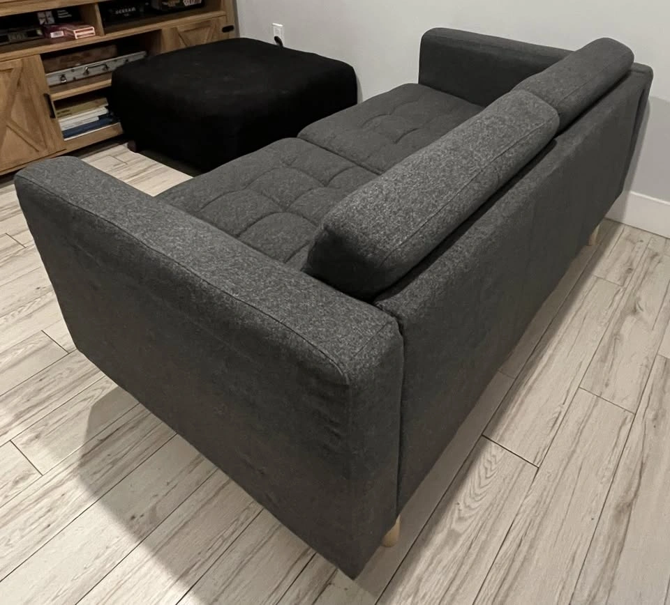 IKEA MORABO Loveseat – Dark Gray (Like New) - photo 3