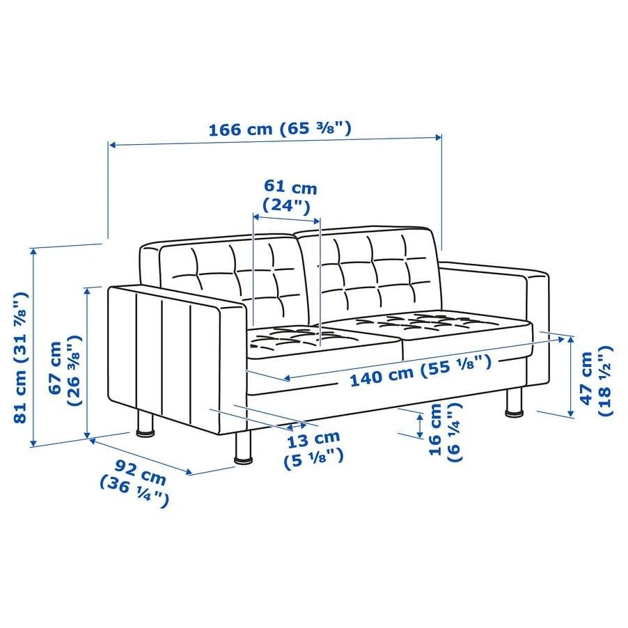 IKEA MORABO Loveseat – Dark Gray (Like New) - photo 4