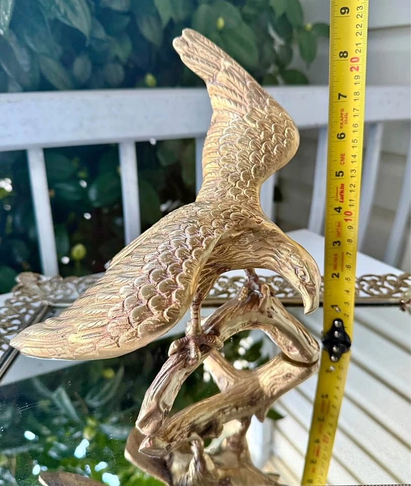 Vintage brass eagle