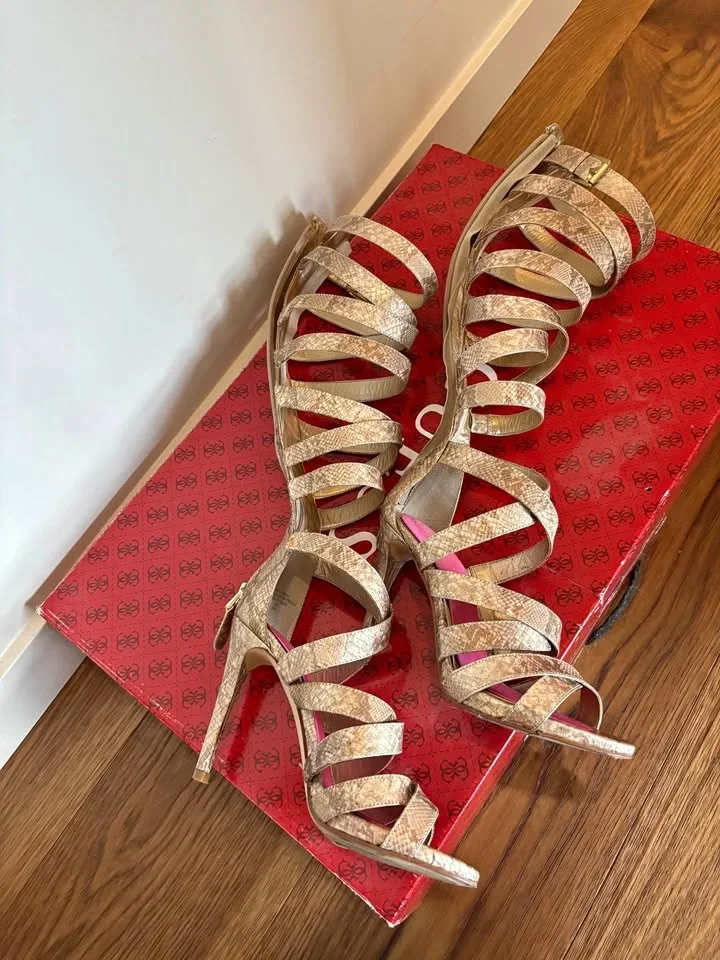 Guess Strappy Heeled Sandals