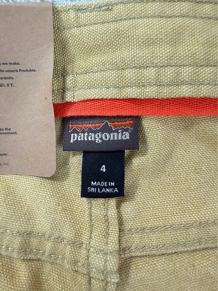 Patagonia NWT Women's Hemp Double Knee Pants Size 4 Brown - photo 2