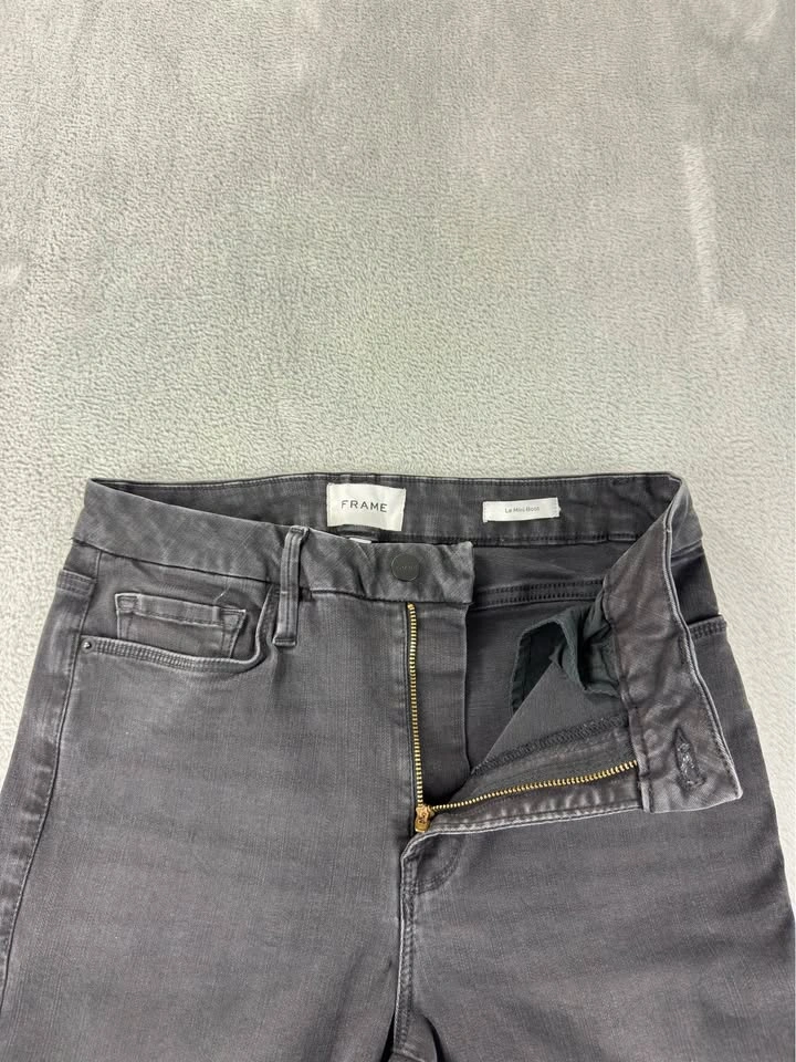 Frame Women's Size 30 Le Mini Boot Black Denim Jeans - photo 3