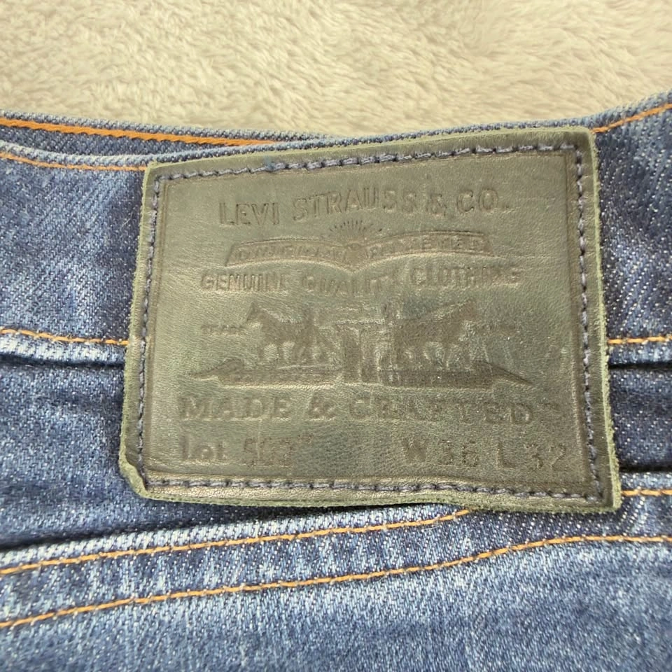 Levi's 502 Taper Men's Jeans - Size 38x29 Selvedge - photo 2