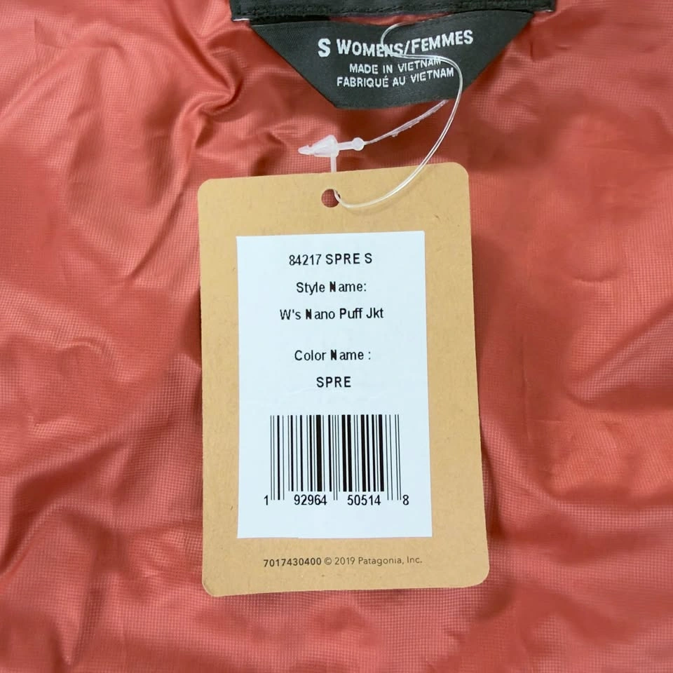 Patagonia NWT Women's Size Small Nano Puff Jacket Red 84217 - photo 5