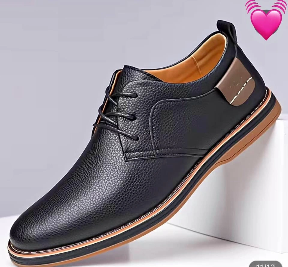 Black Men's Casual Dress Shoes Size 47 (US 12)