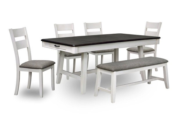 Dining Table with 4 Chairs (No Bench)